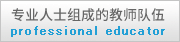 专业人士组成的教师队伍